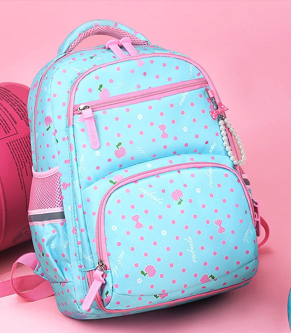 Schoolbag Primary School Girl Grade 1-3-6 Schoolbag Wholesale Children''s Schoolbag Lightening Shoulder Bag
