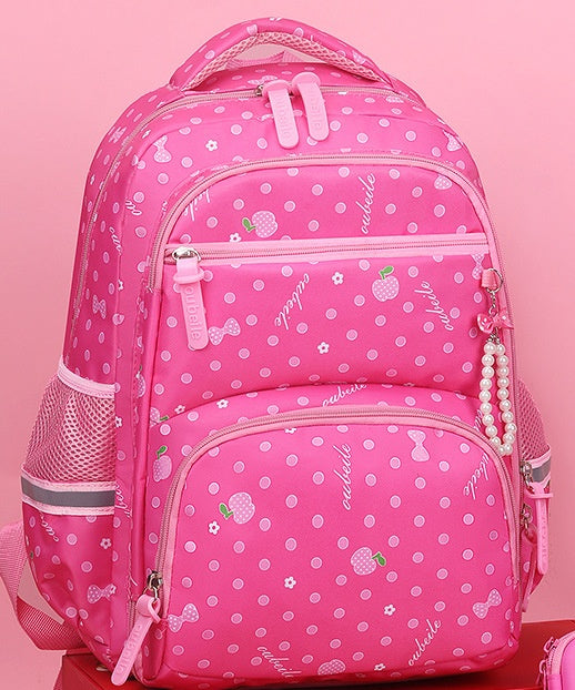 Schoolbag Primary School Girl Grade 1-3-6 Schoolbag Wholesale Children''s Schoolbag Lightening Shoulder Bag